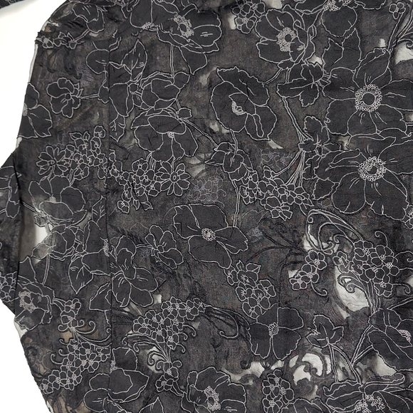 Erin London sheer Blouse  Size Small - Picture 7 of 9